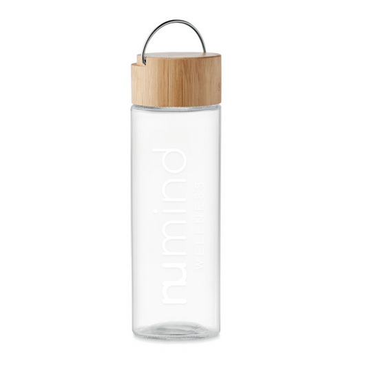 Bamboo Glass Bottle - 500ml