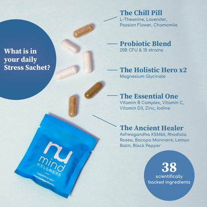 Stress & Mild Anxiety Support + Live Bacteria